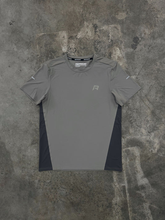 Reprimo Vortex T Shirt - Faded Dune / Slate from Dripmoda