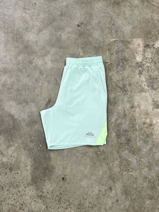 Trailberg Cloud SS26 Short - Tide / Mint Green