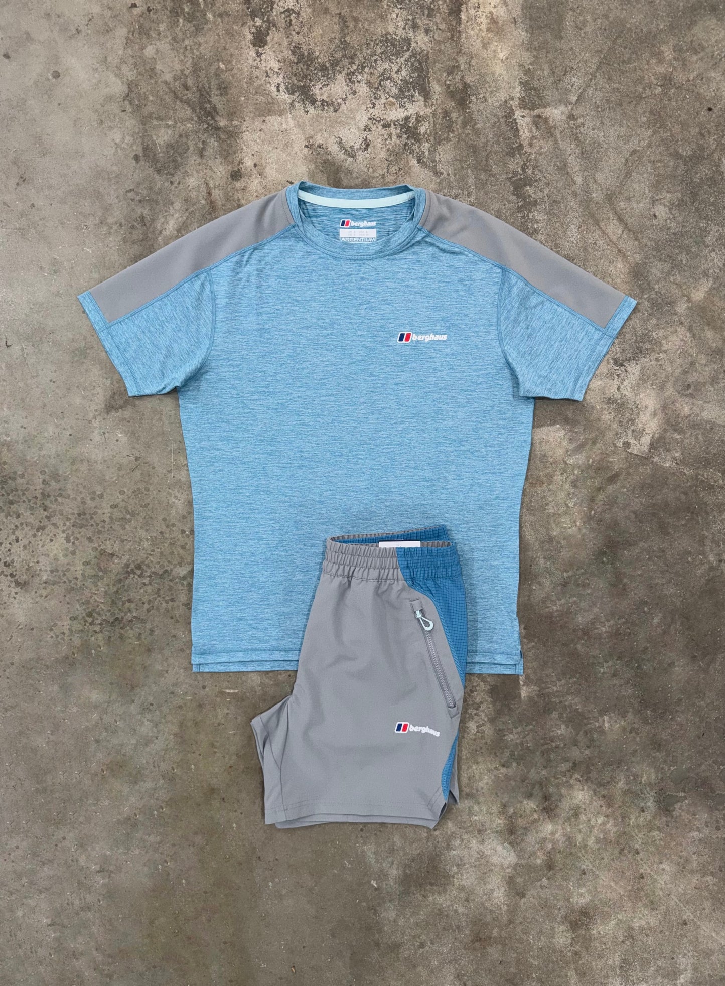 Berghaus Farndale Blue Polar Set - T Shirt / Short