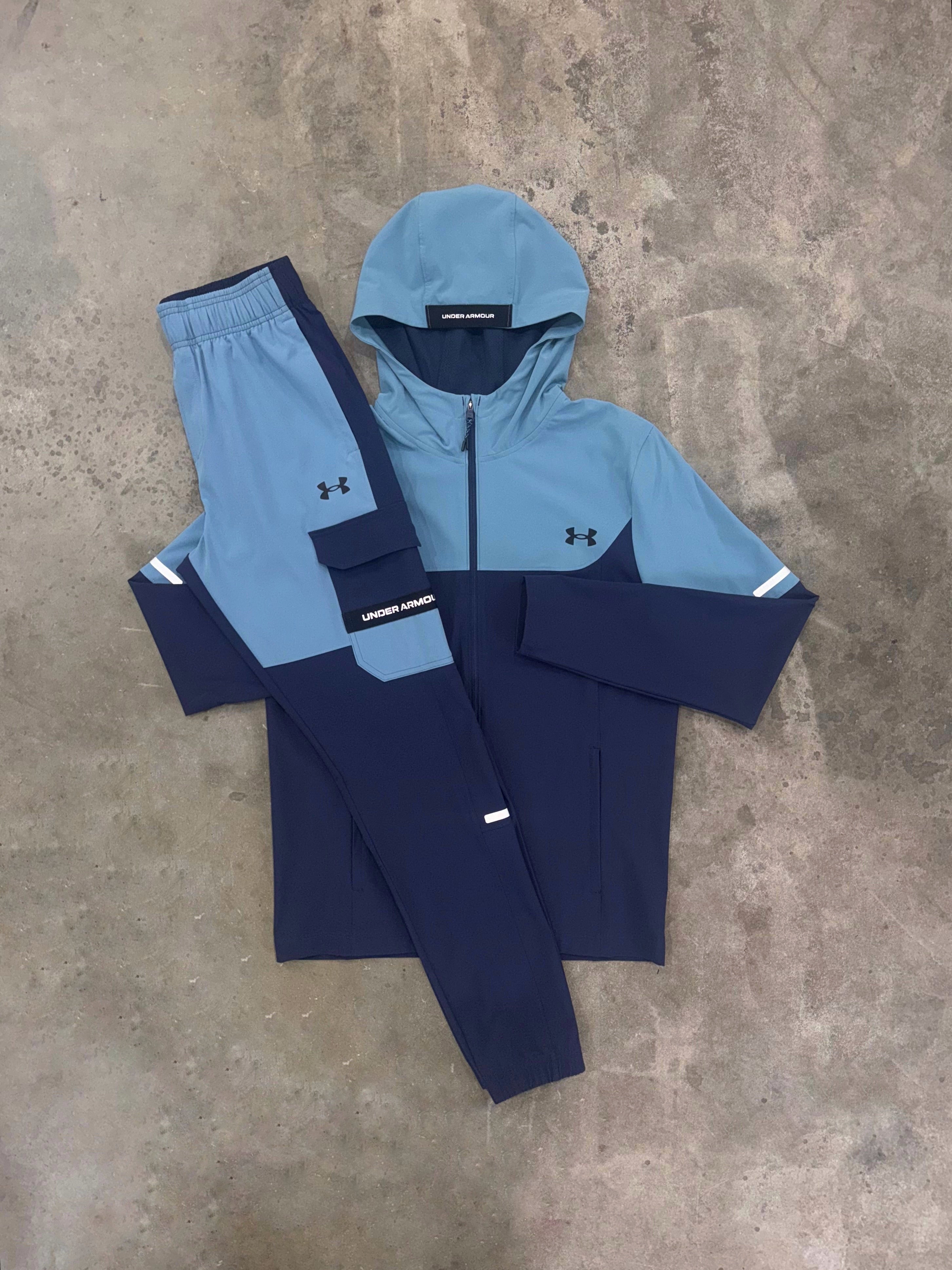 Under Armour Utility Washed Navy Tracksuit Jacket Pant – DripModa