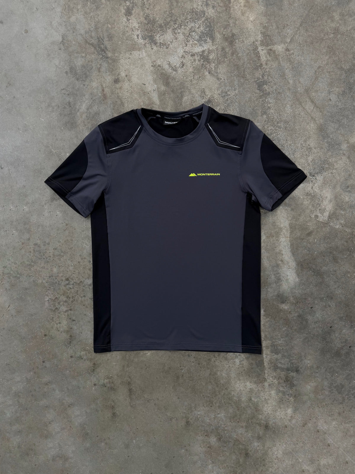 Monterrain Orbit T Shirt - Black / Charcoal