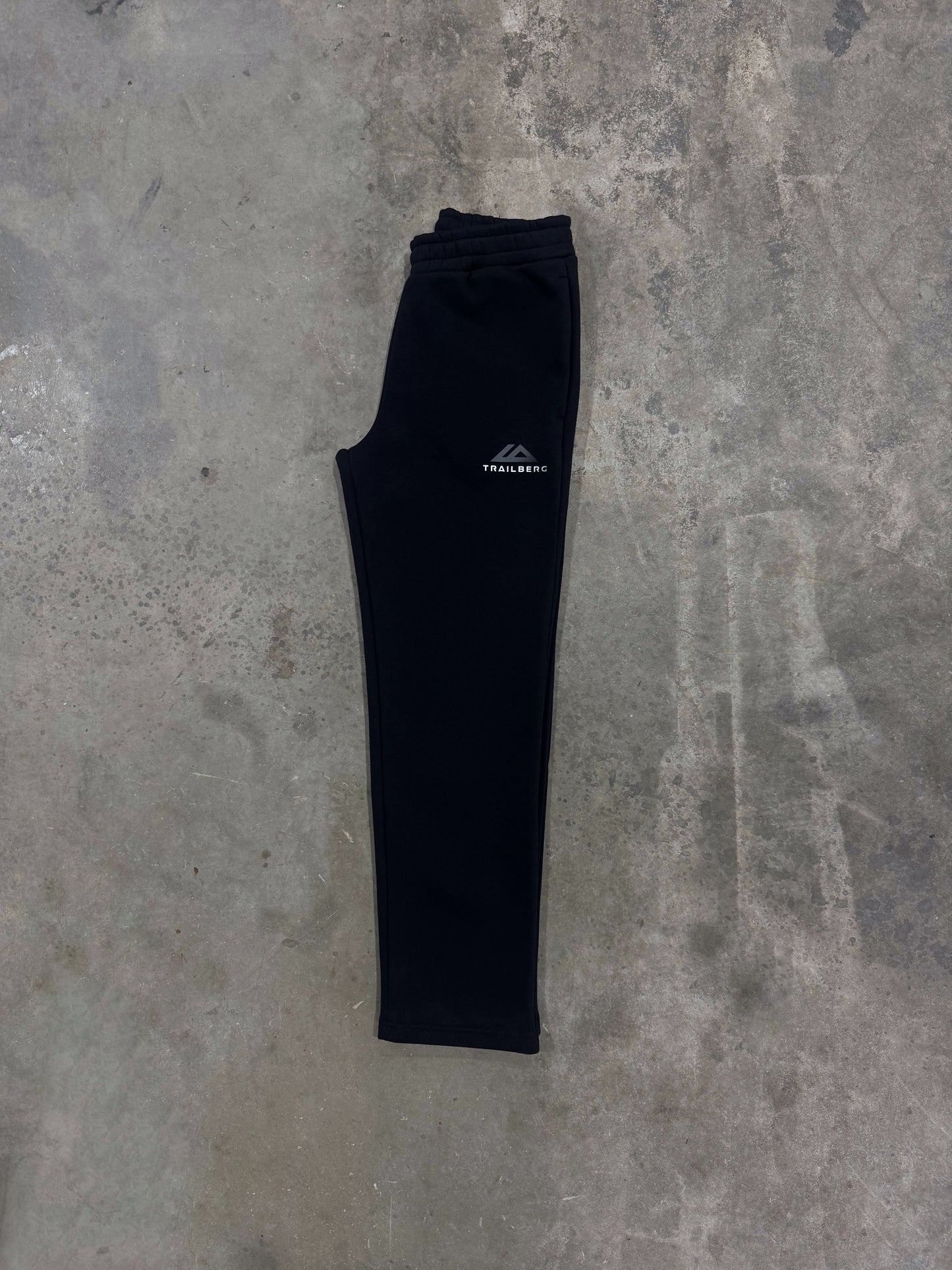 Trailberg Fraction Straight Leg Jogger - Black from DripModa