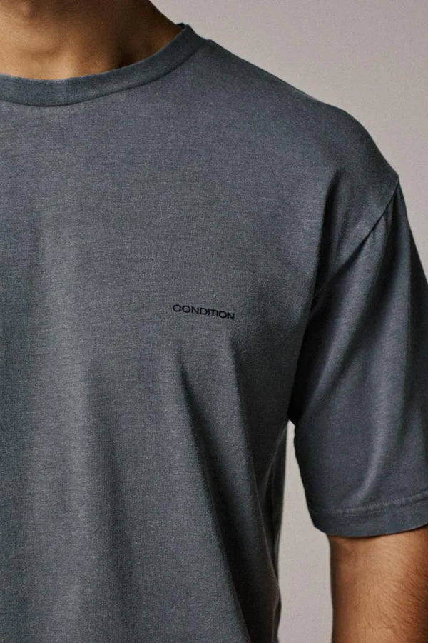 Condition Softlux Vintage Grey Set - T Shirt / Short