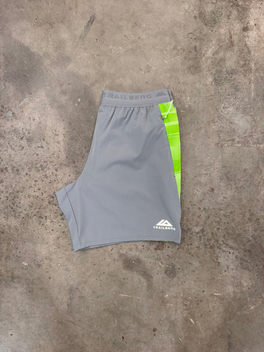 Trailberg Dimension 2.0 Short - Grey Moon / Neon Lime