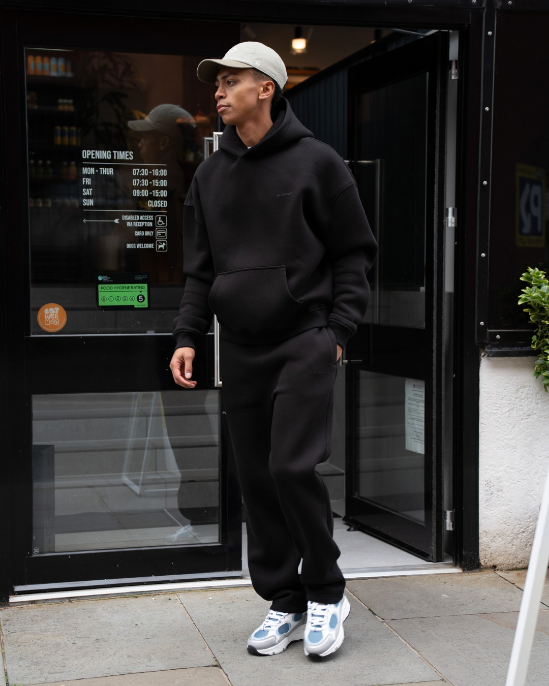 William Giles Black Hoodie Tracksuit - Hoodie / Jogger from DripModa