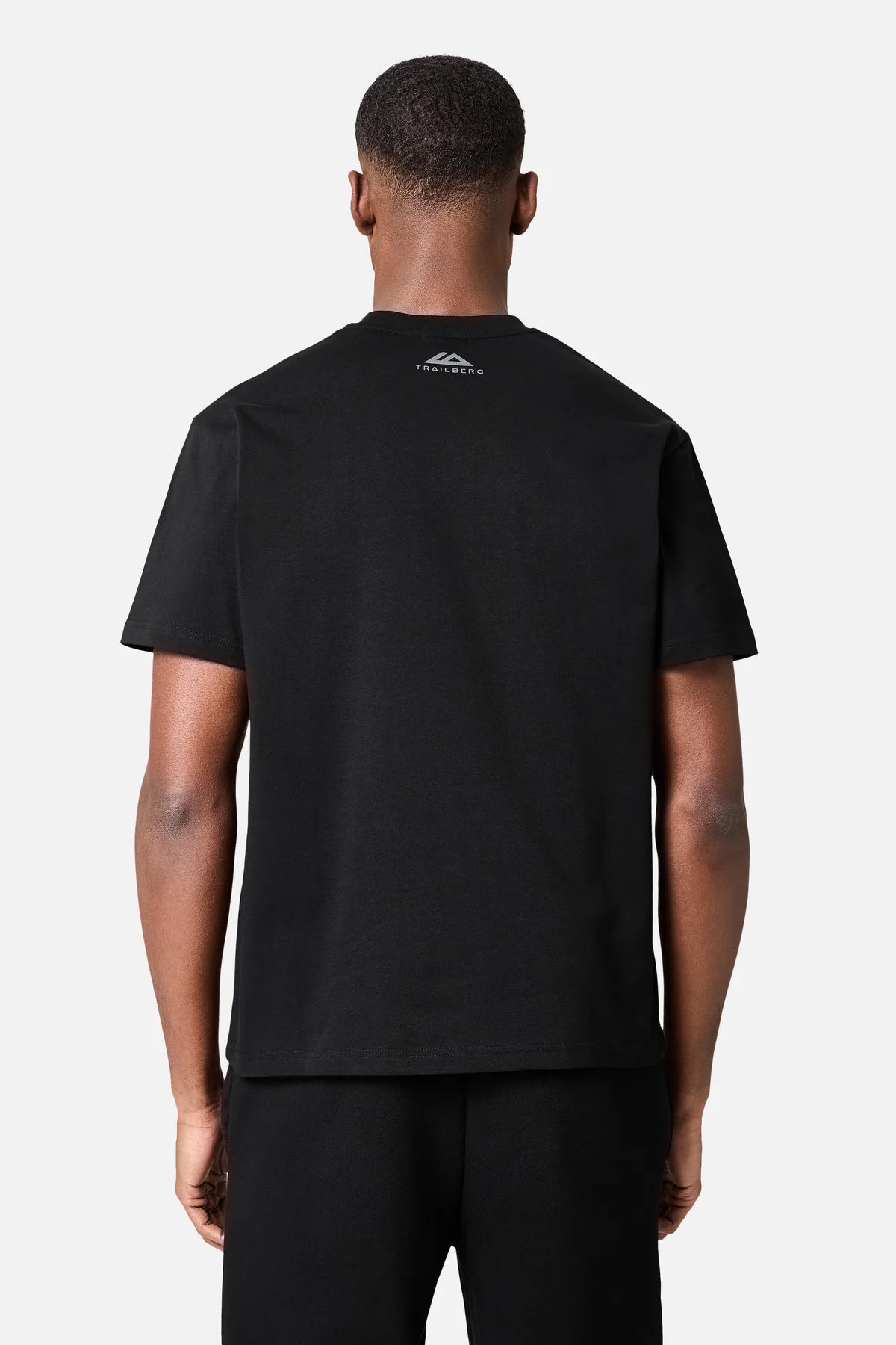 Trailberg Fraction Cotton T Shirt - Black from DripModa