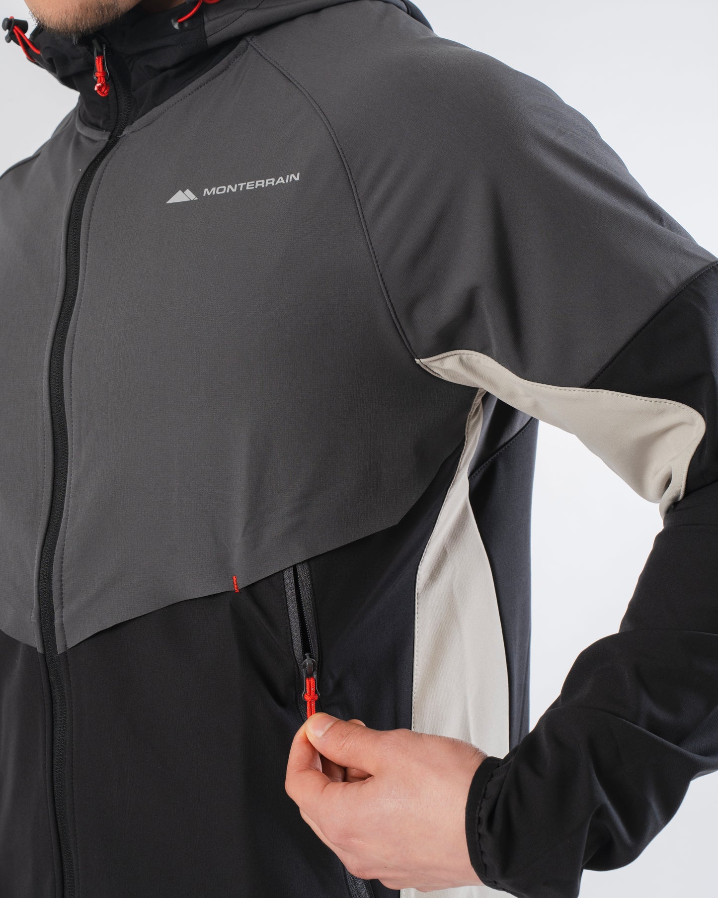 Monterrain Vault Woven Jacket - Black / Fossil
