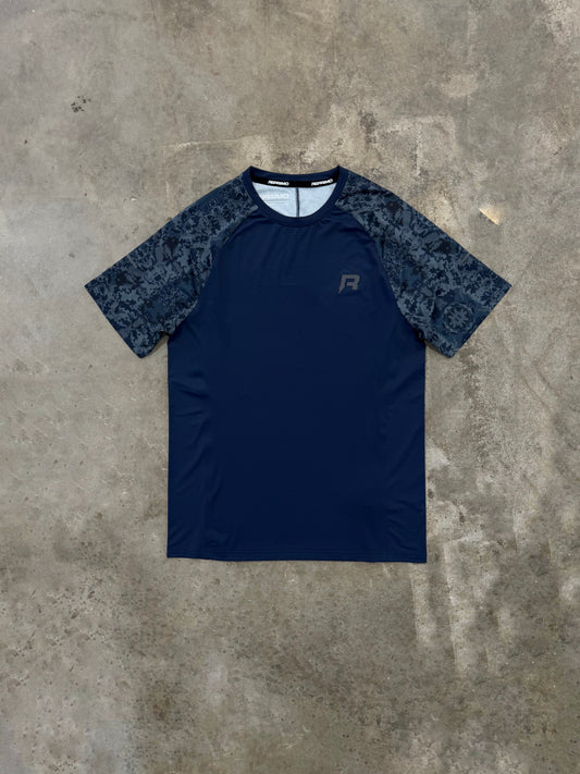 Reprimo Shibori T Shirt - Navy