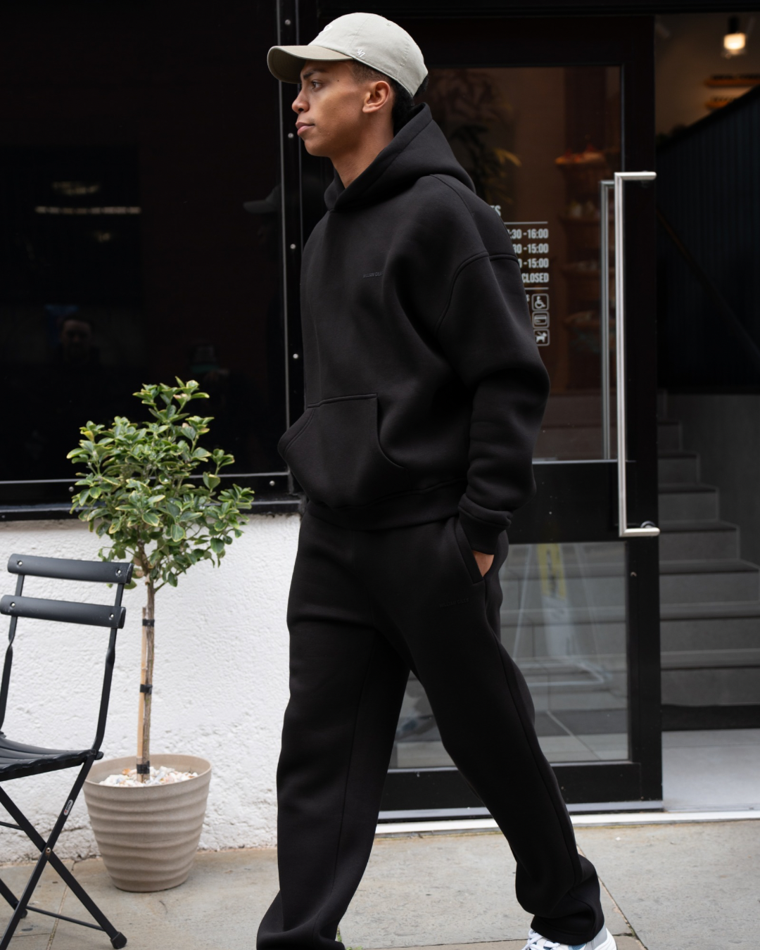 William Giles Black Hoodie Tracksuit - Hoodie / Jogger from DripModa