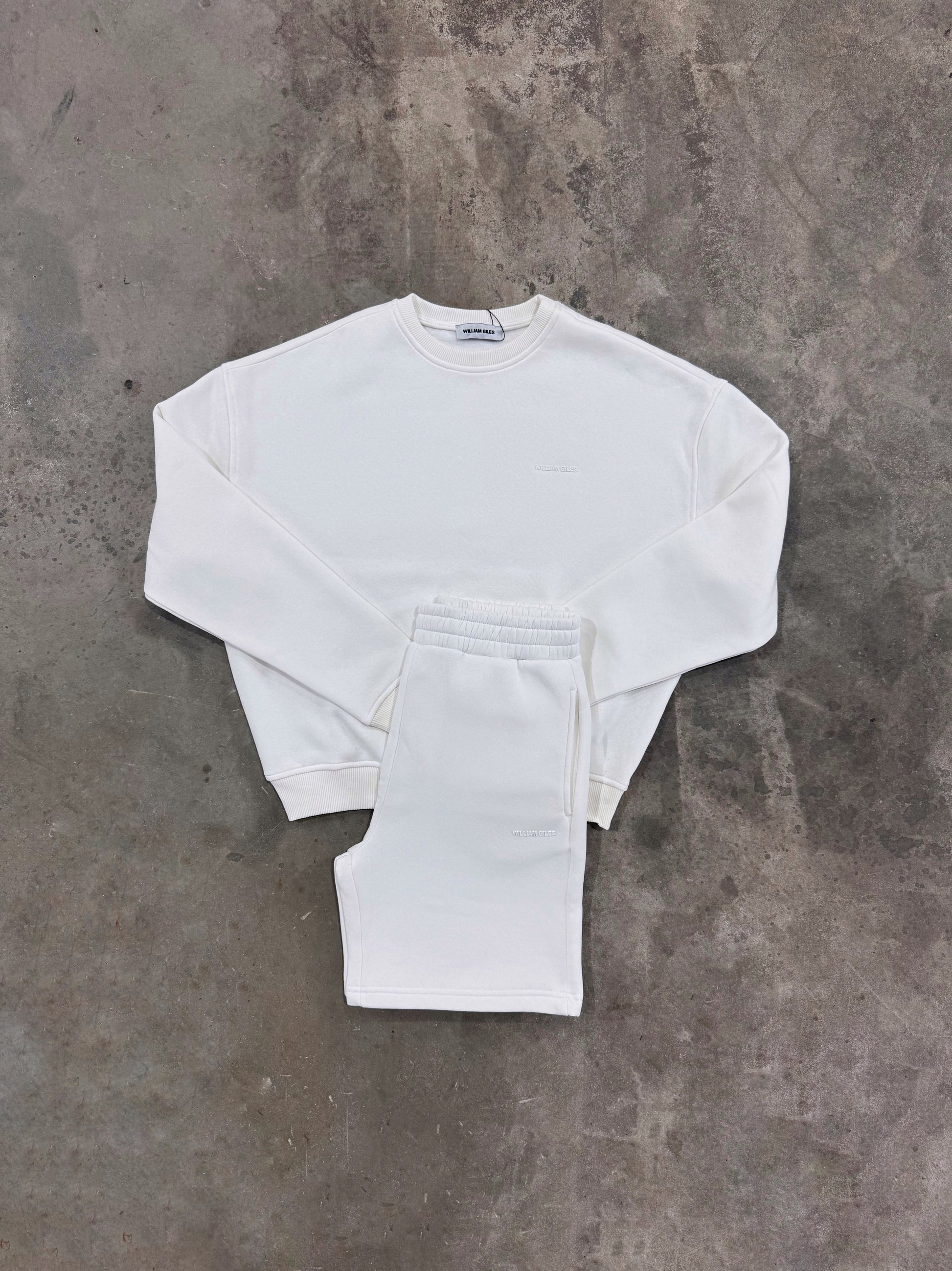William Giles Sweatshirt / Short Set - Ecru from DripModa