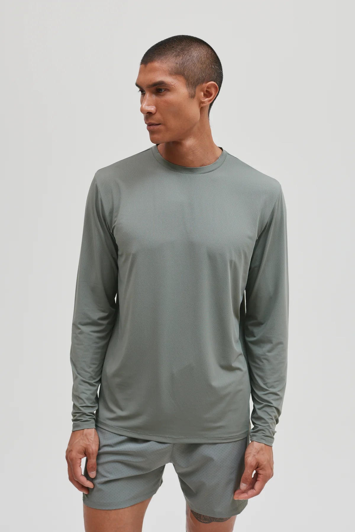 Condition Aero Long Sleeve T Shirt - Silver Sage