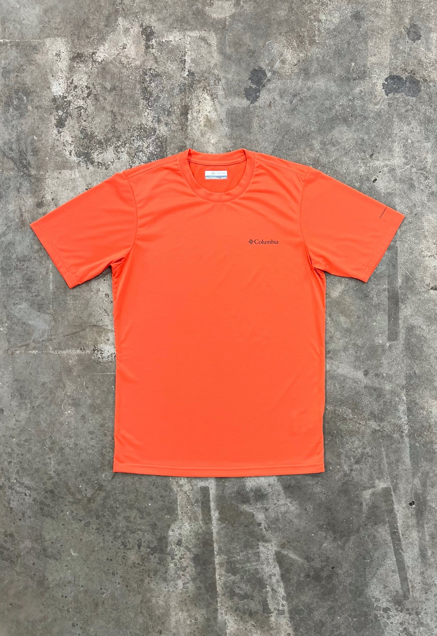 Columbia Hike Crew T Shirt -  Orange Zing