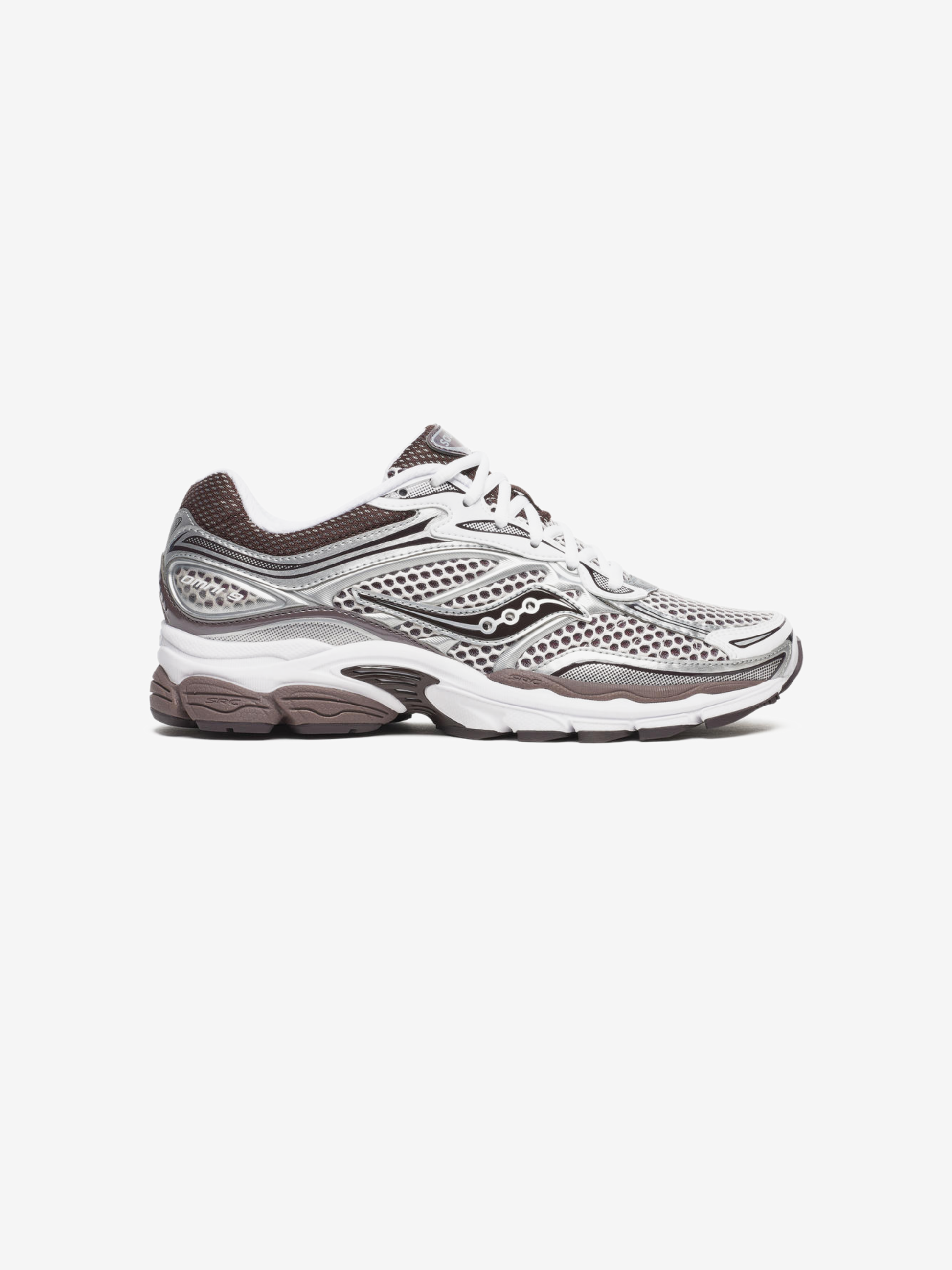 Saucony Progrid Omni 9 - White / Brown from DripModa