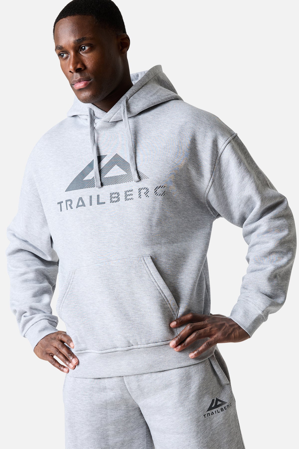Trailberg Fraction Hoodie - Marl Grey