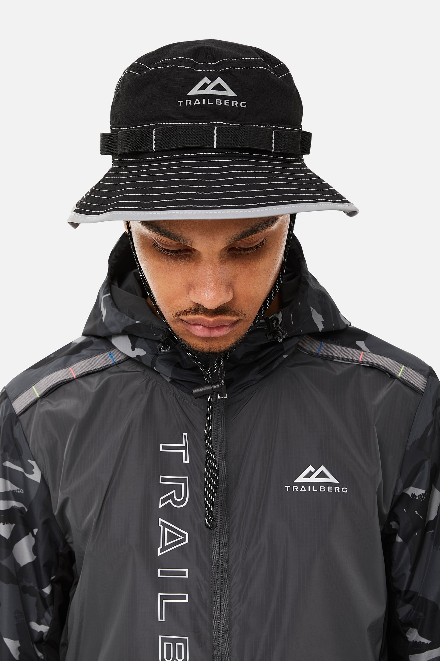 Trailberg Triathlon Bucket Hat - Black / Silver