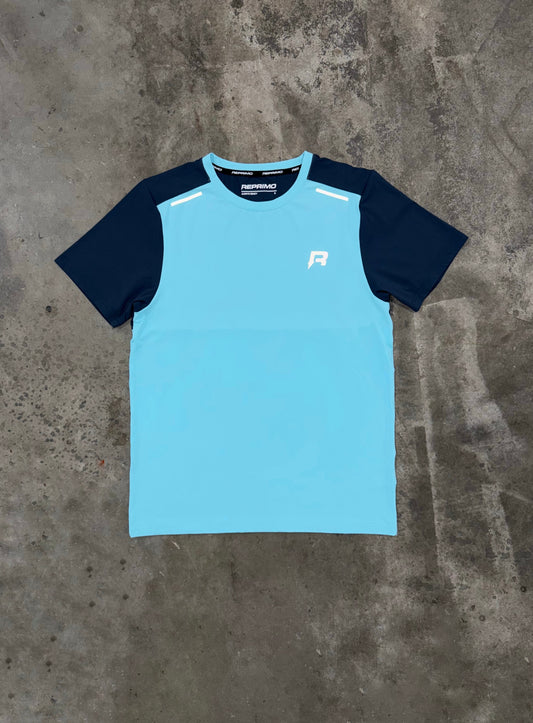 Reprimo Flight T Shirt - Aqua Blue