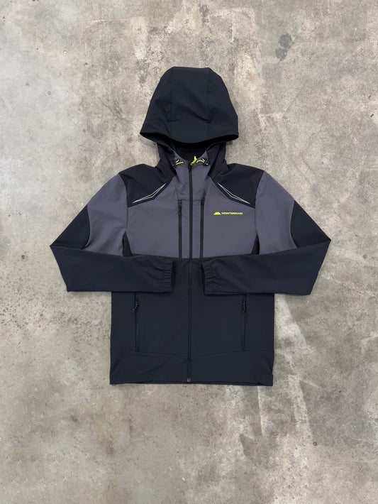 Monterrain Orbit Woven Jacket - Black / Charcoal