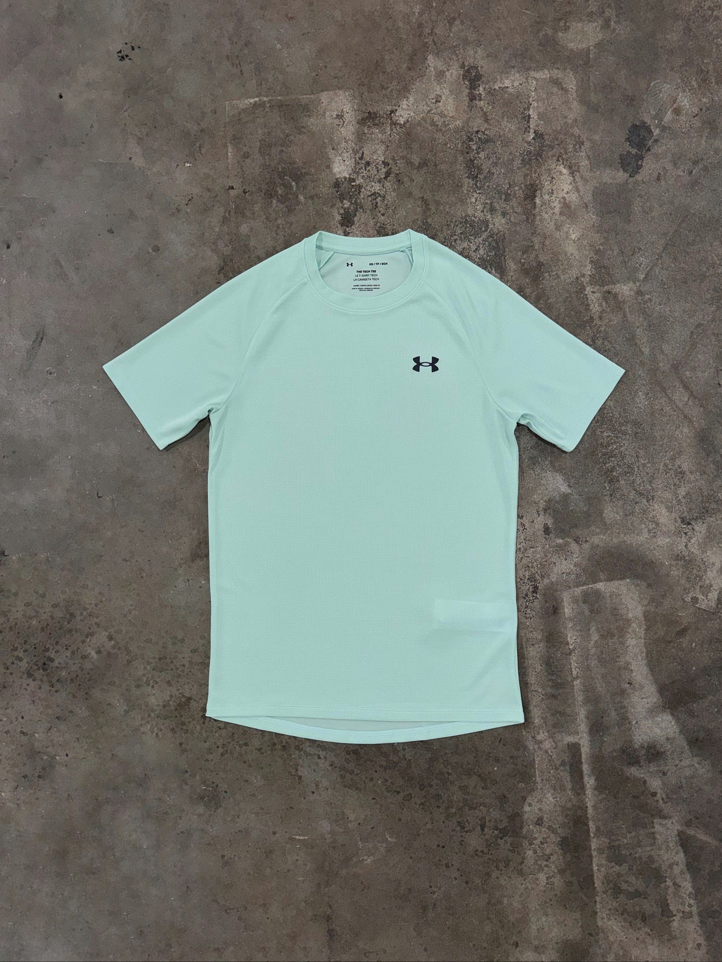 Under Armour Textured T Shirt -  Refresh Mint from DripModa