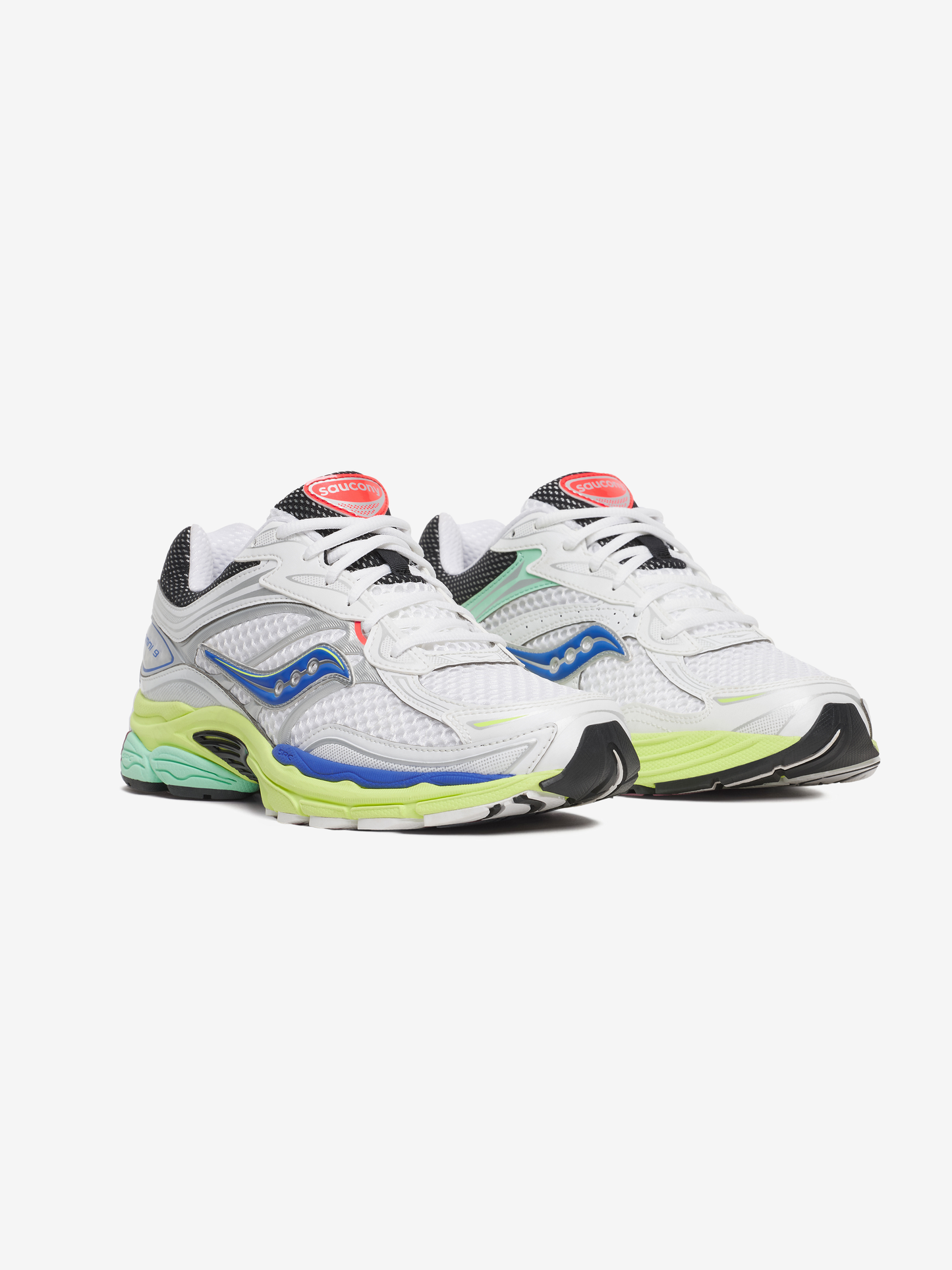 Saucony Omni 9 Trainer - White / Tart from DripModa