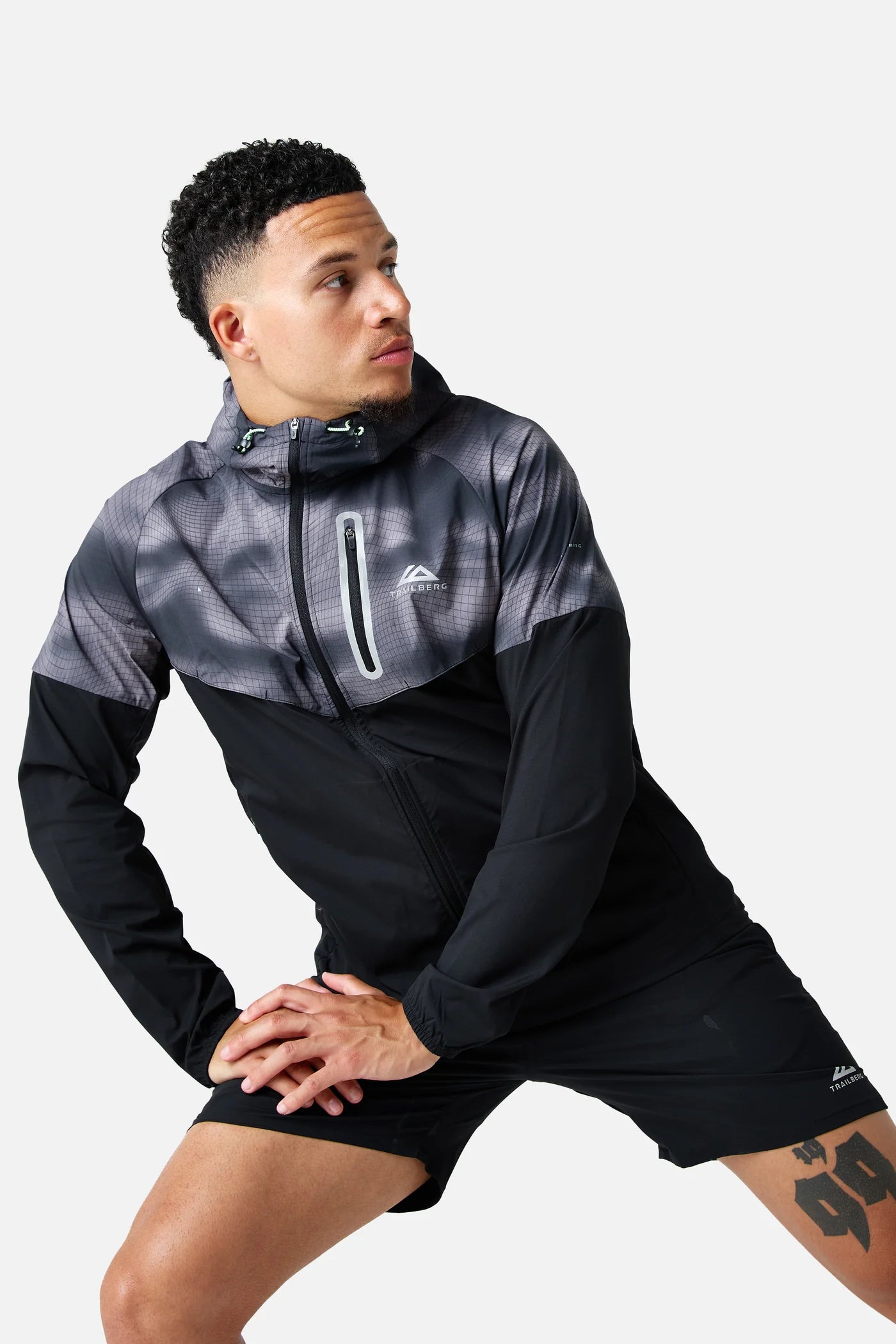 Trailberg Haze Black 3 Piece Set - Jacket / T Shirt / Short from DripModa
