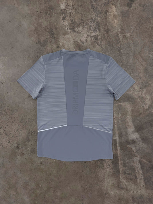 DripModa Panel T Shirt - Grey