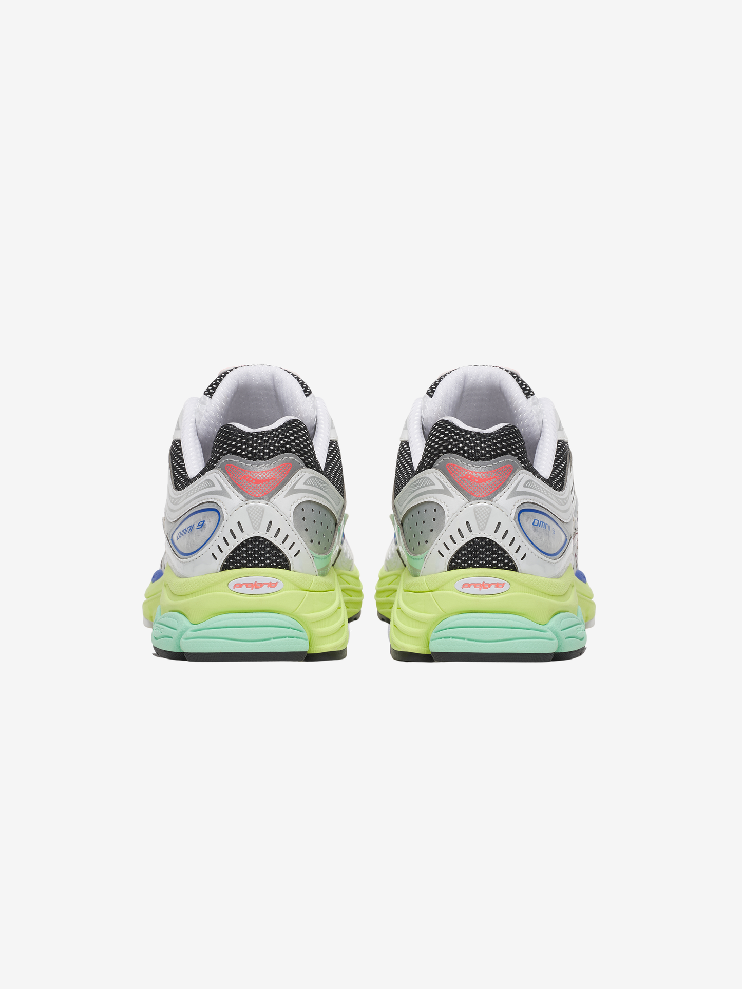 Saucony Omni 9 Trainer - White / Tart from DripModa