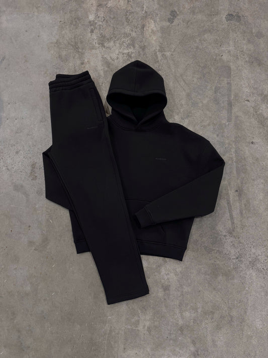 William Giles Black Hoodie Tracksuit - Hoodie / Jogger