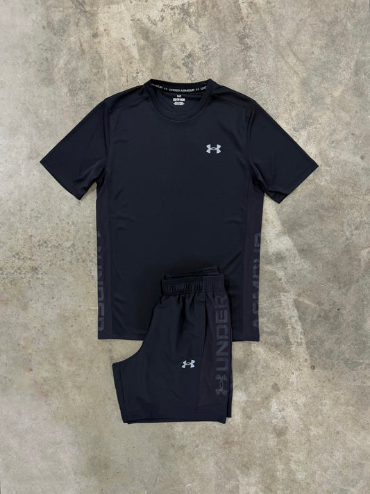 Under Armour Utility Black Set - T Shirt / Short