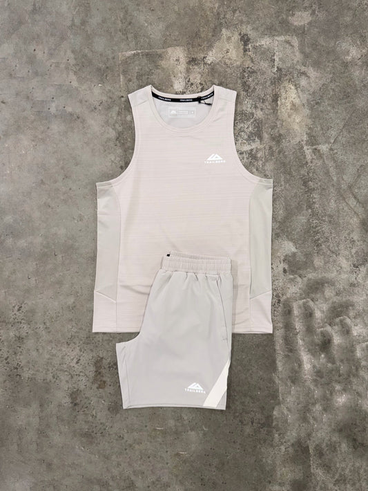 Trailberg SS26 Cloud Pebblestone Set - Vest / Short