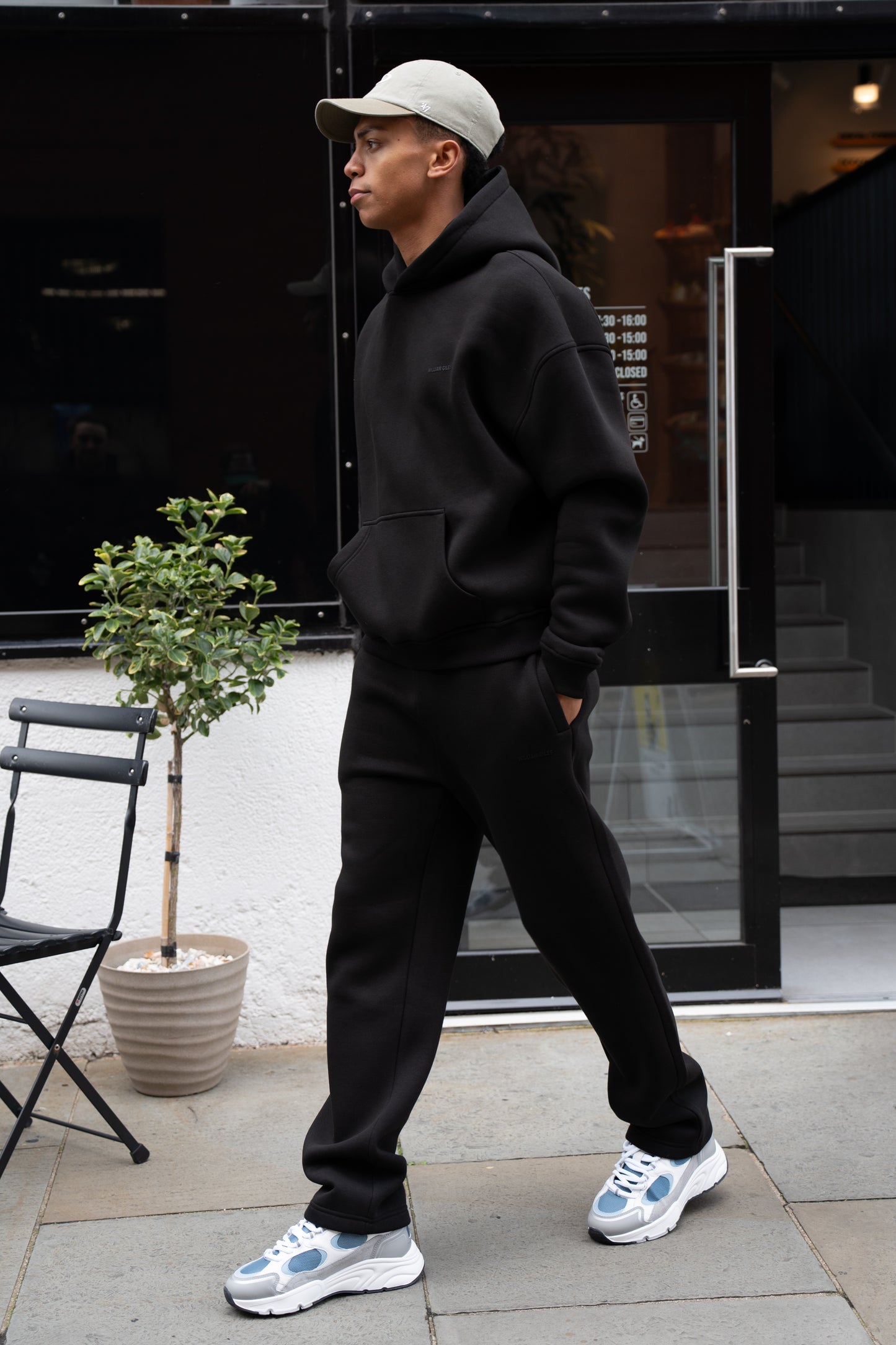 William Giles Black Hoodie Tracksuit - Hoodie / Jogger from DripModa