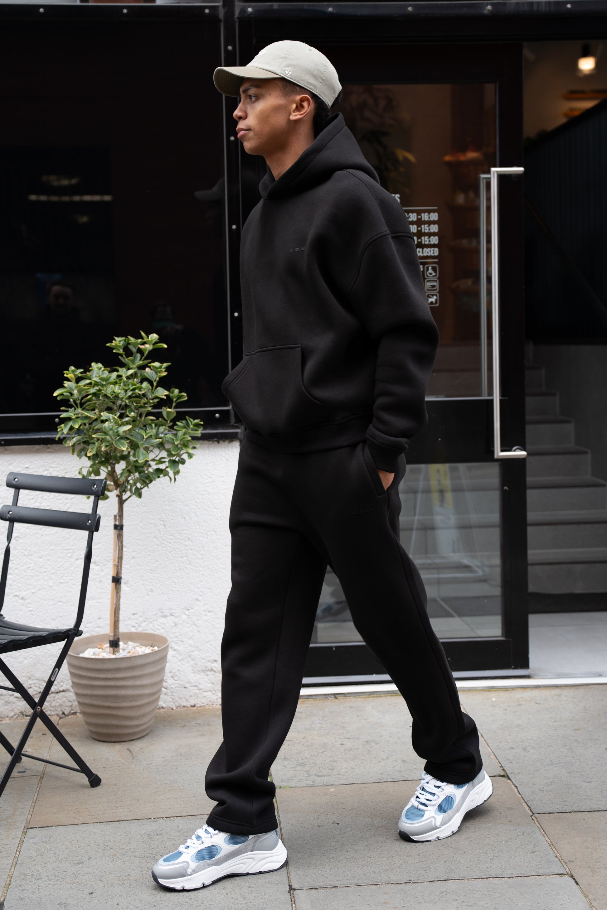 William Giles Black Hoodie Tracksuit - Hoodie / Jogger from DripModa