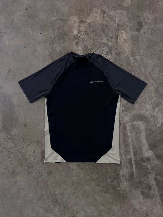 Monterrain Vault Woven T Shirt - Black / Fossil