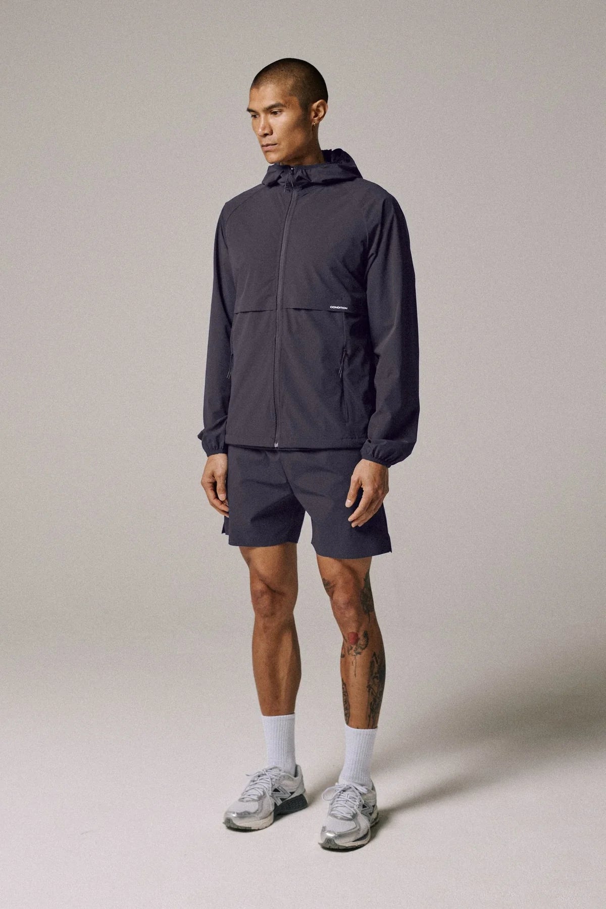 Condition Everyday Nylon Windbreaker - Midnight