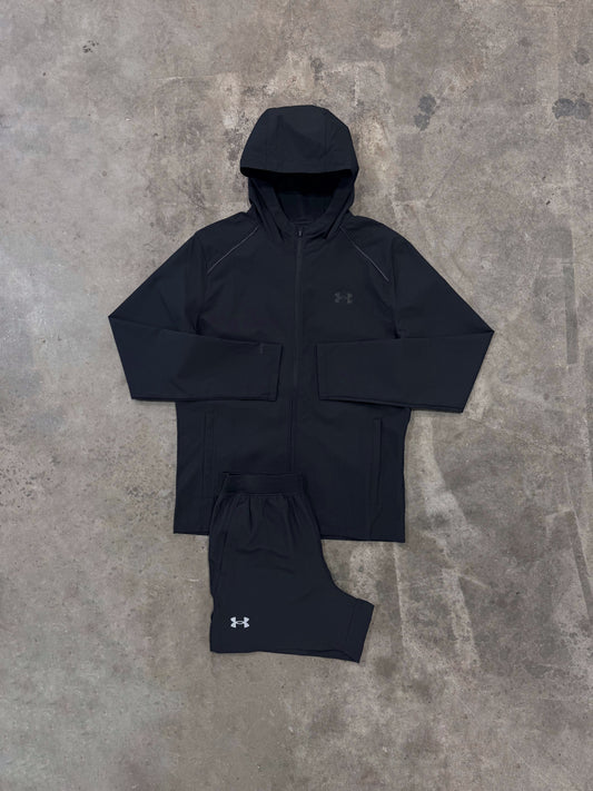Under Armour Launch Black Set - Jacket / Short