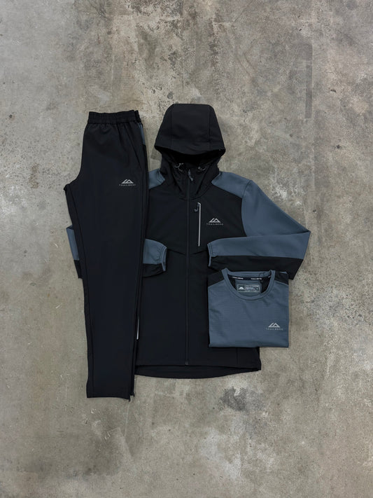 Trailberg Rapid Dash 3.0 Black 3 Piece Set - Jacket / T Shirt / Pant