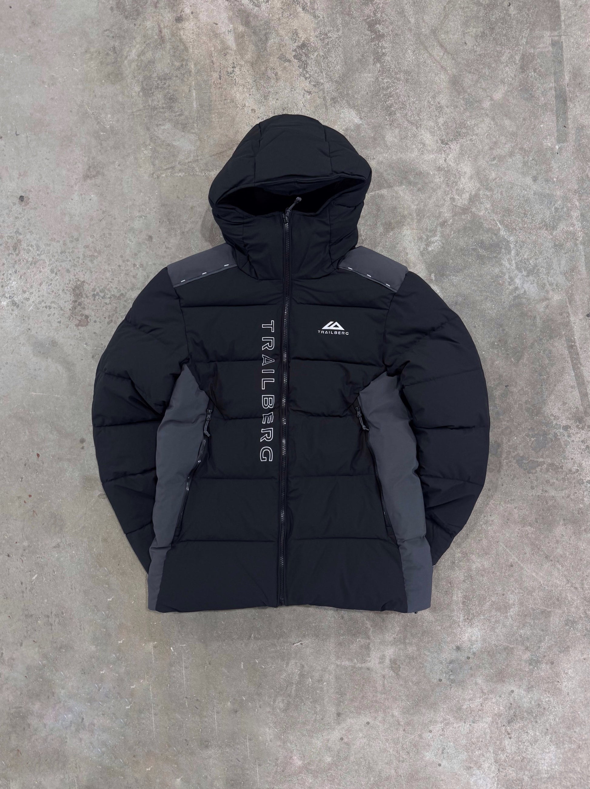 Trailberg Triathlon Insulated Puffer Coat - Black from DripModa