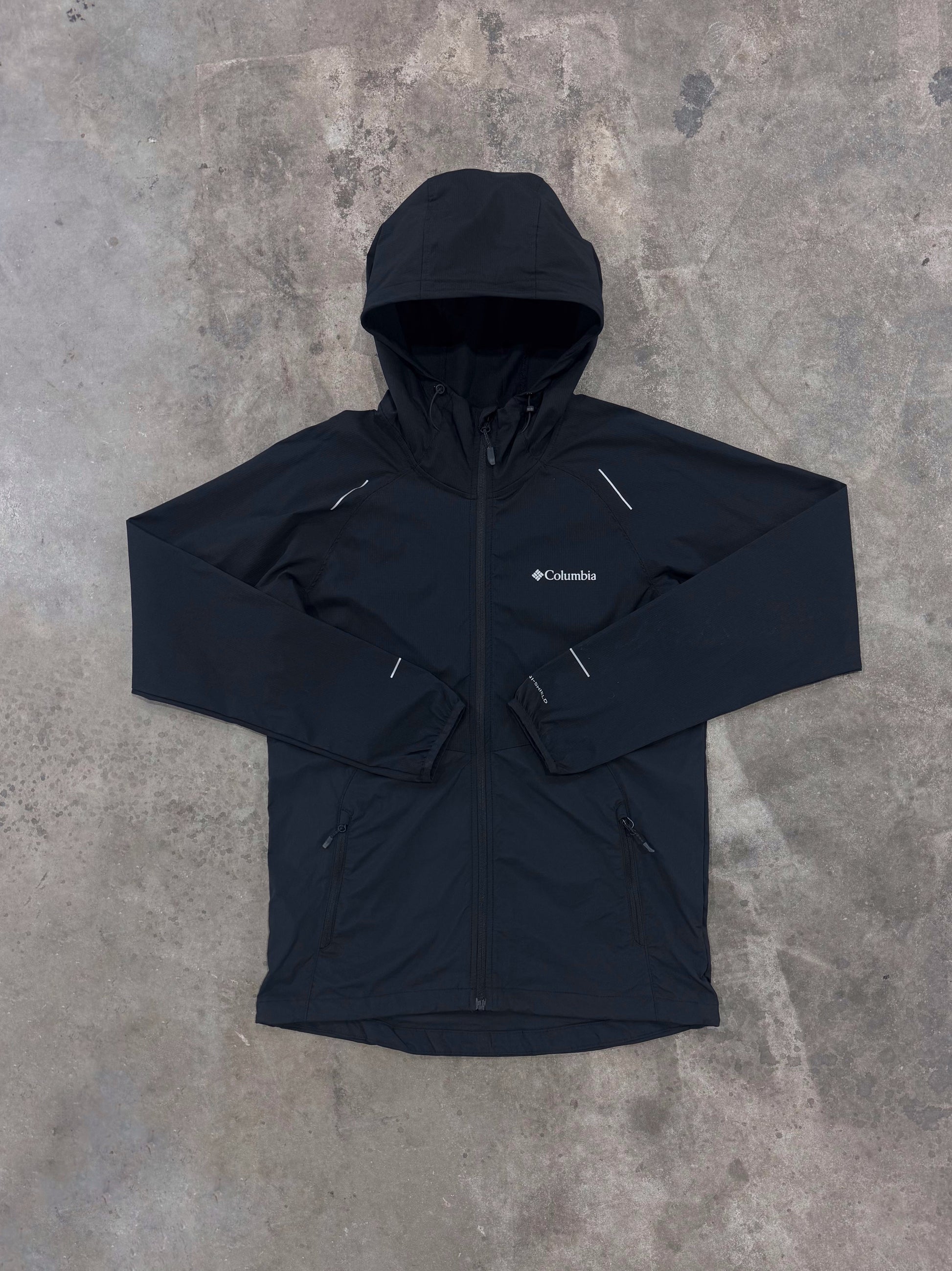 Columbia Tech Wind Full Zip Jacket - Black from DripModa