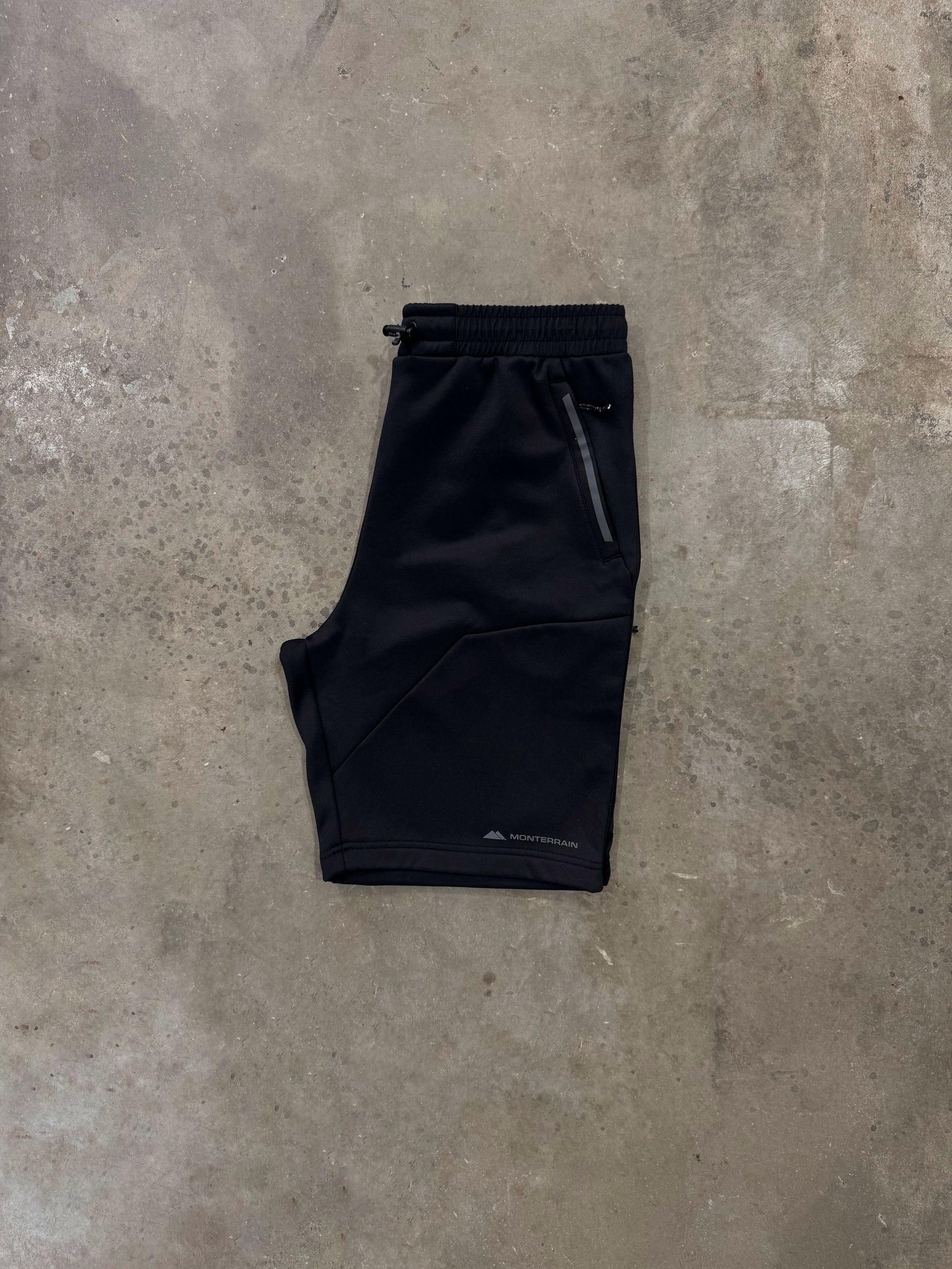Monterrain Speed 2.0 Poly Fleece Short - Black from Dripmoda