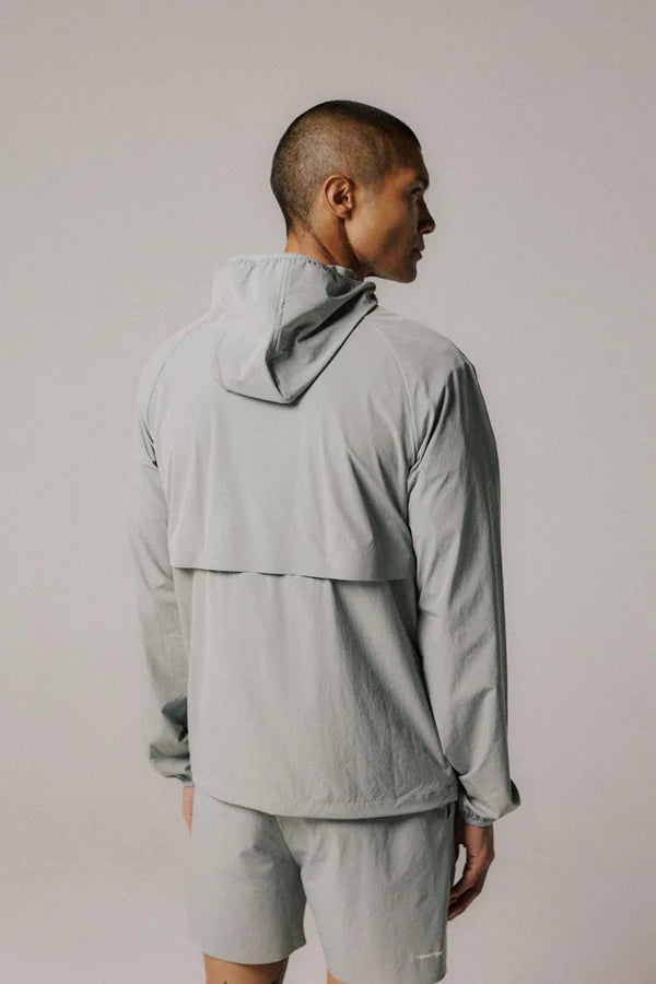 Condition Everyday Nylon Windbreaker - Mid Grey from DripModa