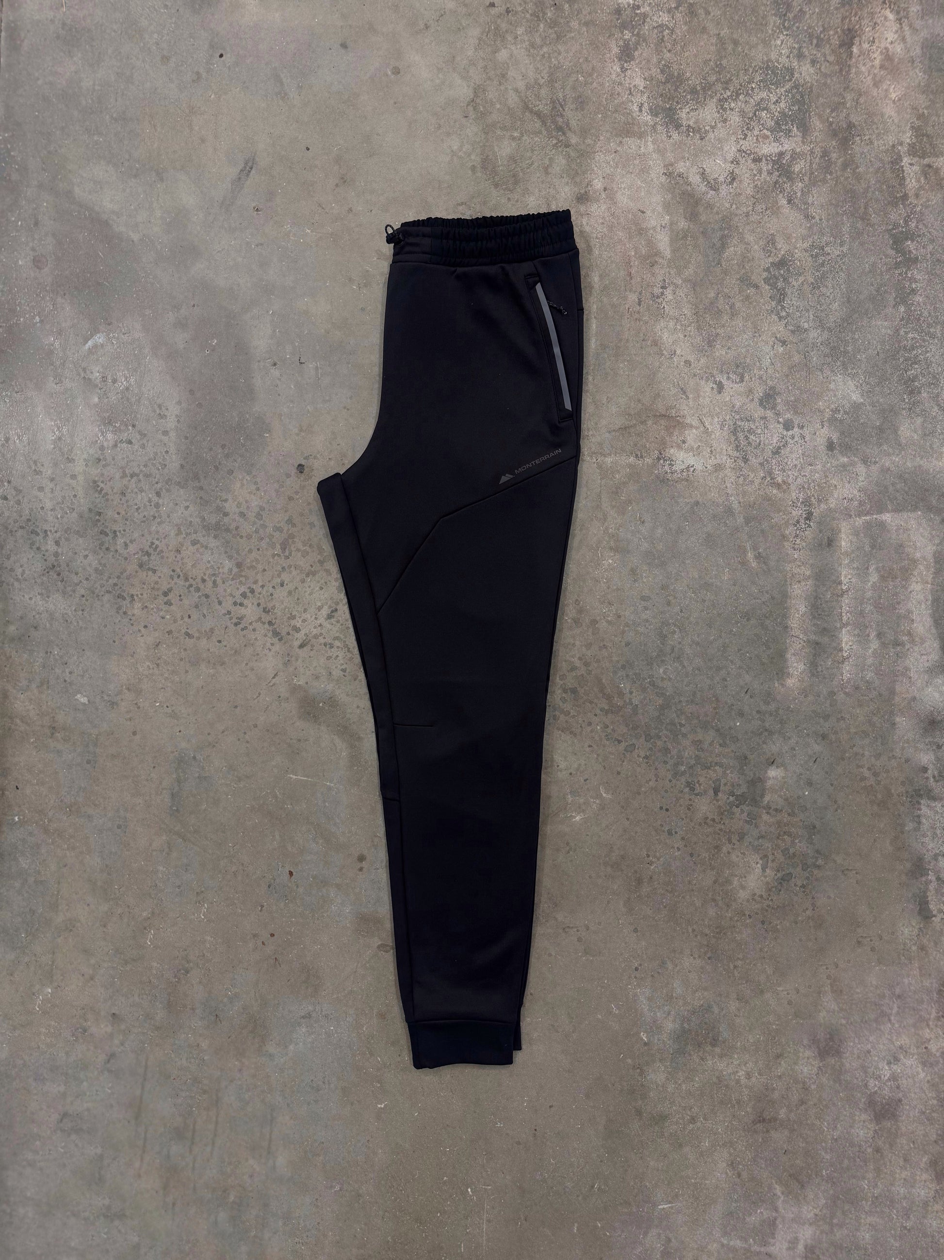 Monterrain Speed 2.0 Poly Fleece Jogger - Black from DripModa