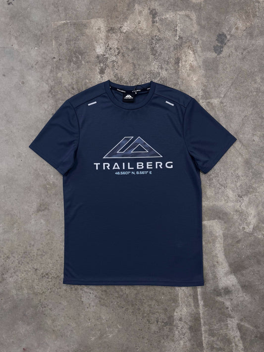 Trailberg Blur T Shirt - Storm Blue