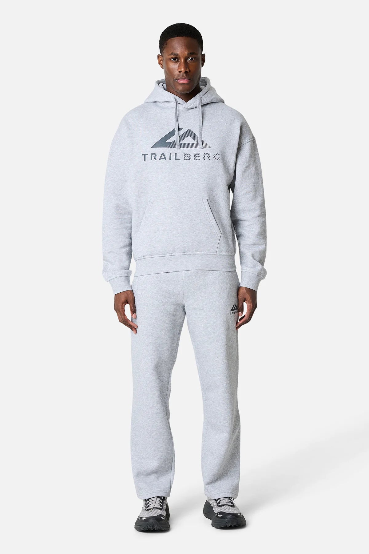 Trailberg Fraction Straight Leg Jogger - Marl Grey