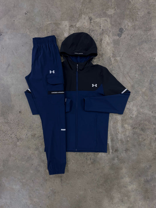 Under Armour Utility Black / Navy Tracksuit - Jacket / Pant