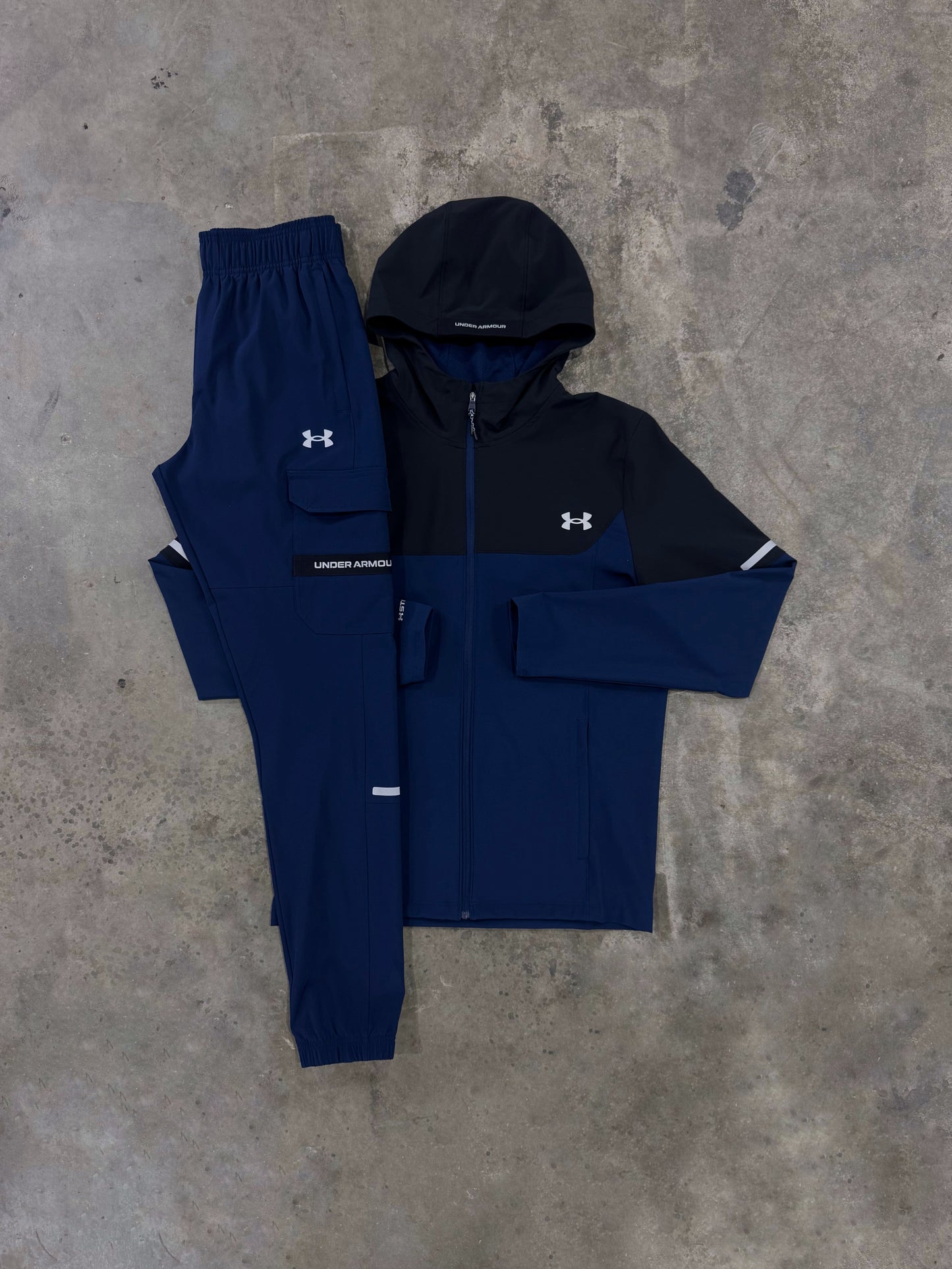 Under Armour Utility Black / Navy Tracksuit - Jacket / Pant