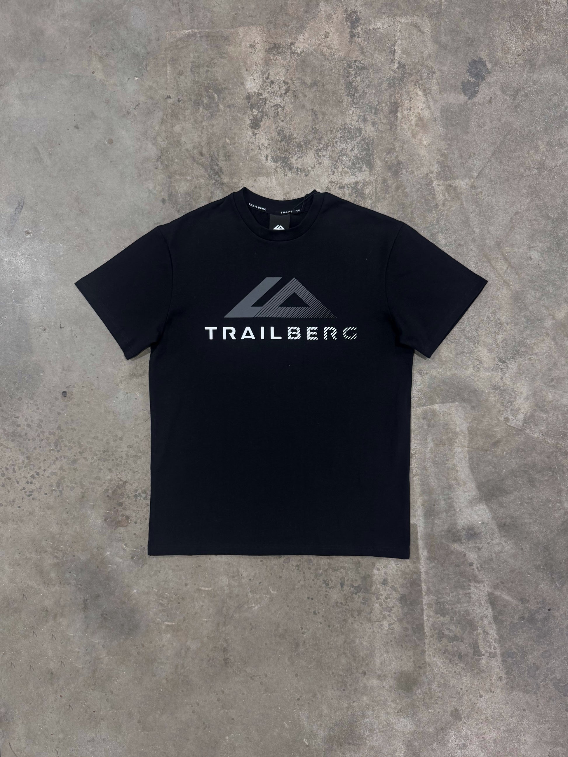 Trailberg Fraction Cotton T Shirt - Black from DripModa