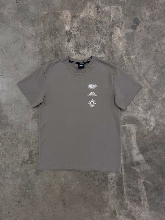 Trailberg Vector Cotton T Shirt - Mocha Brown