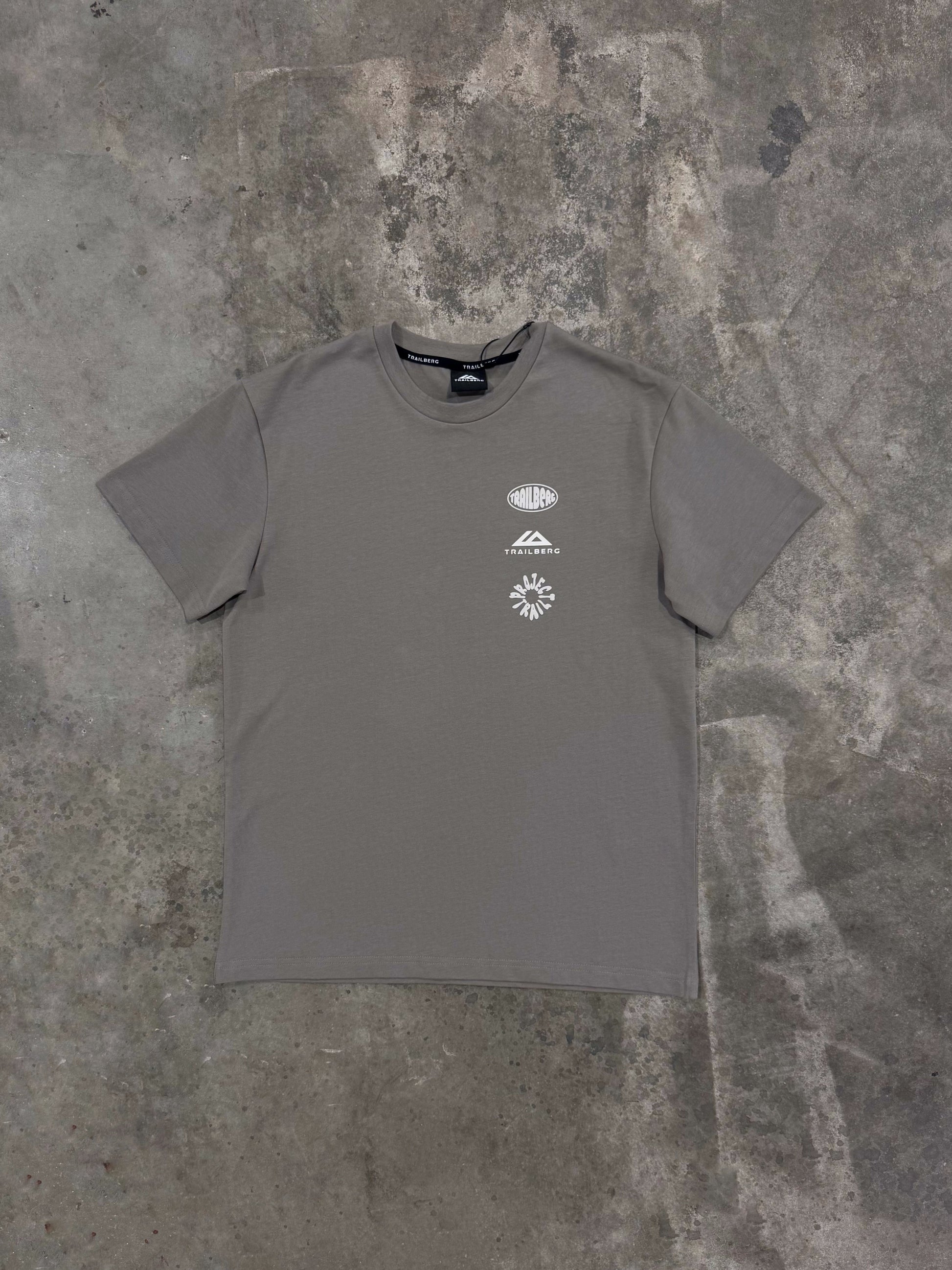 Trailberg Vector Cotton T Shirt - Mocha Brown from DripModa