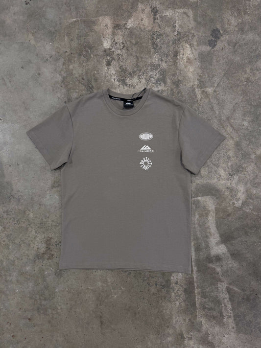 Trailberg Vector Cotton T Shirt - Mocha Brown