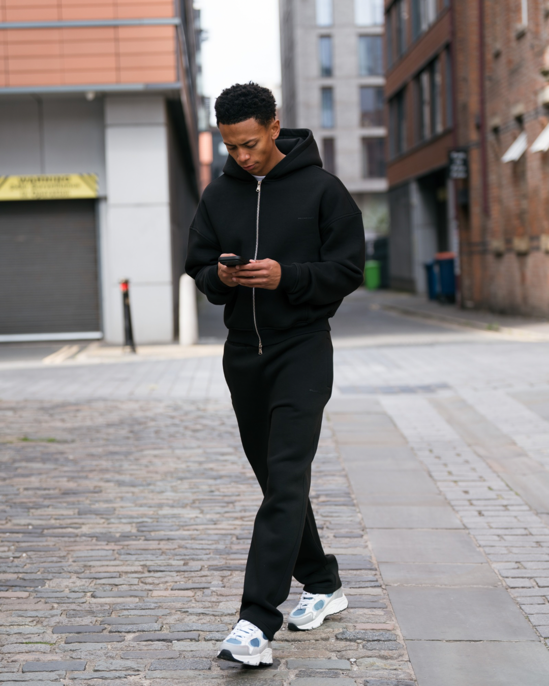 William Giles Zip Hoodie - Black from DripModa