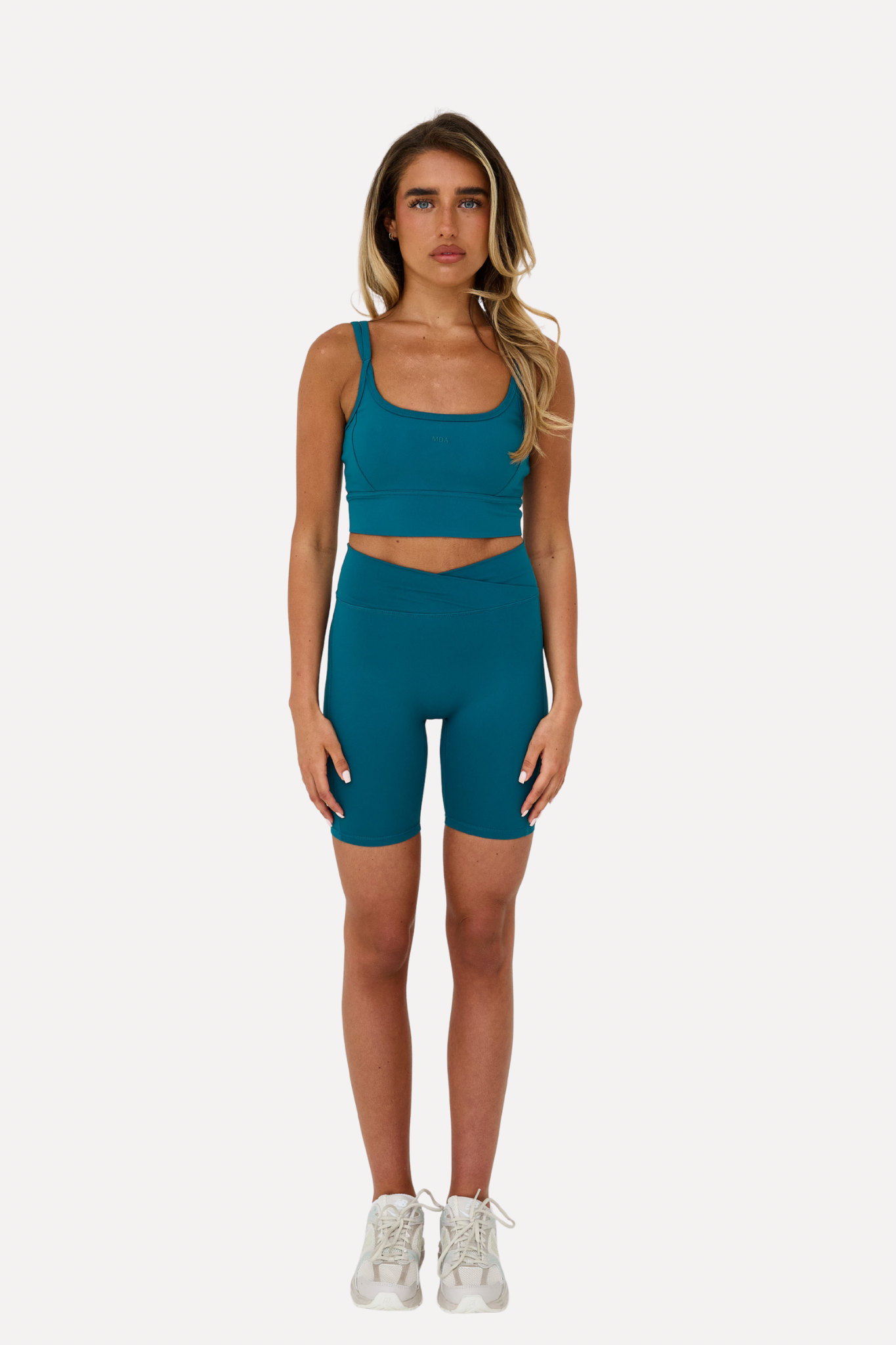 MDA Core Forest Set - Double Strap Bra & Wrap Shorts